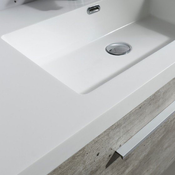ML-1601 48 inch MDF bathroom cabinet with high glossy painting view 2