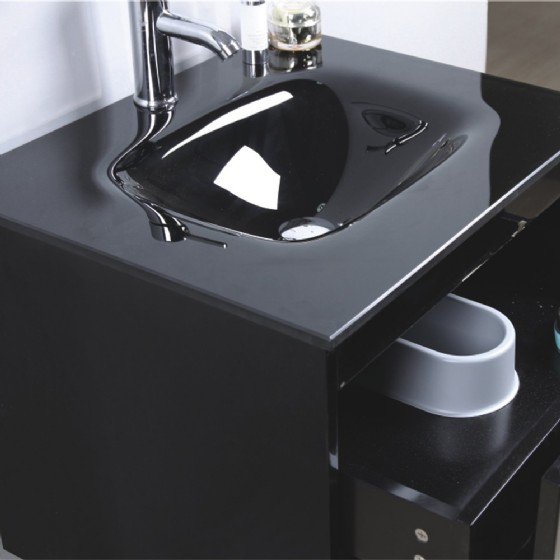 MF-1515 48 inch MDF bathroom vanity cabinet High glossy painting view 3