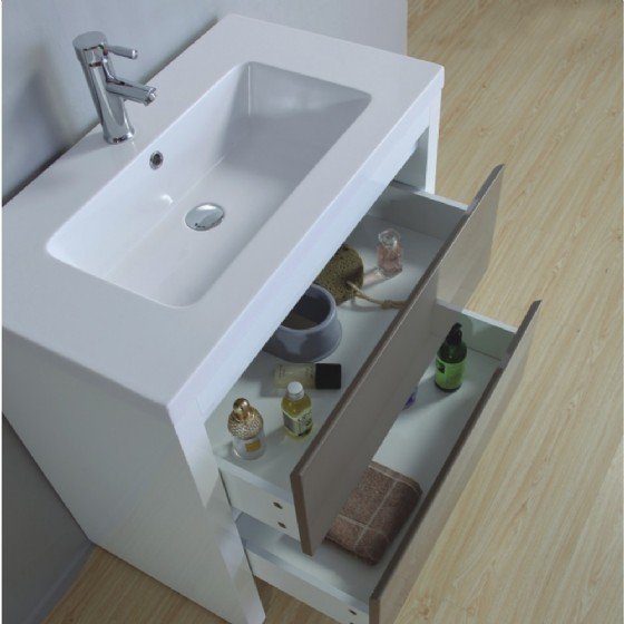 MF-1521 30 inch MDF bathroom cabinet with high glossy painting view 2