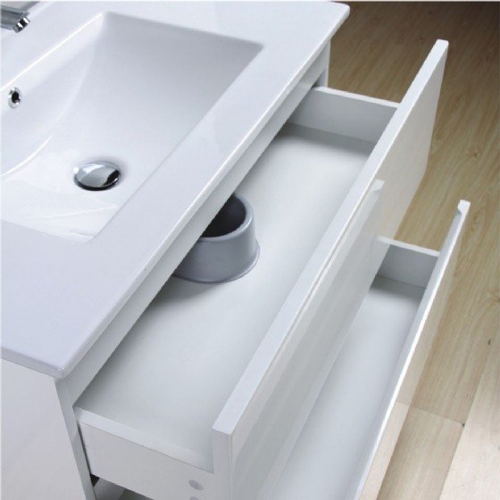 MF-1502 30 inch MDF bathroom cabinet with high glossy painting view 2