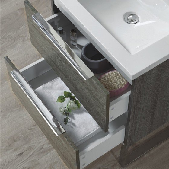 ML-1501 24 inch MDF bathroom cabinet with high glossy painting view 3
