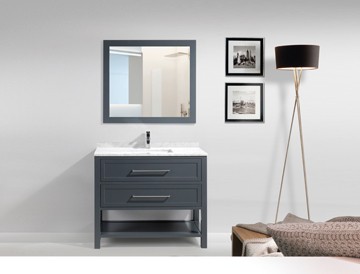 MPYJ-33 36 Inch MDF Bathroom Vanities Single Sink Painting | FAME OEM Bathroom Vanity Manufacturer — FAME OEM bathroom vanity
