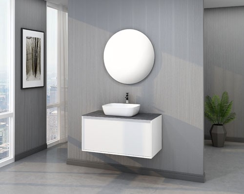MPYJ-41 Fame 40 Inch MDF Bathroom Vanities Single Sink Painting | FAME OEM Bathroom Vanity Manufacturer — FAME OEM bathroom vanity