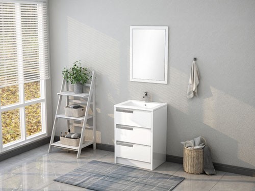MPYJ-45 Fame 24 Inch MDF Bathroom Vanities Single Sink Painting | FAME OEM Bathroom Vanity Manufacturer — FAME OEM bathroom vanity