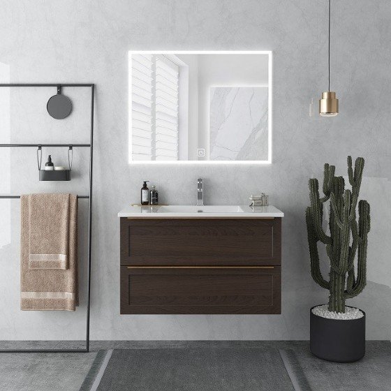 MFYJ-07 Fame 36 Inch MDF Bathroom Vanities Single Sink Painting view 2